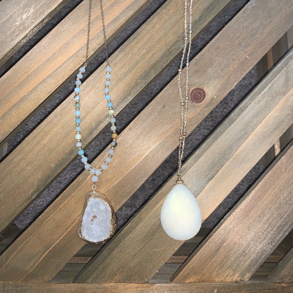 Long necklaces